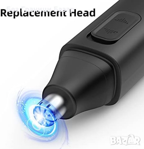 Нов елегантен Мощен Тример за Нос Уши - Лек, Тих, Лесно Почистване , снимка 2 - Тримери - 43268692