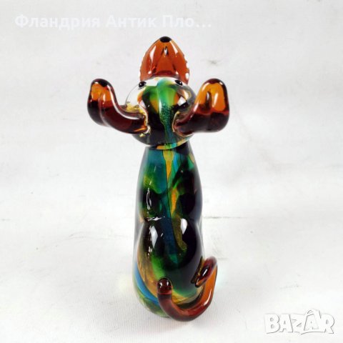 Стъклено куче, снимка 5 - Статуетки - 40008413