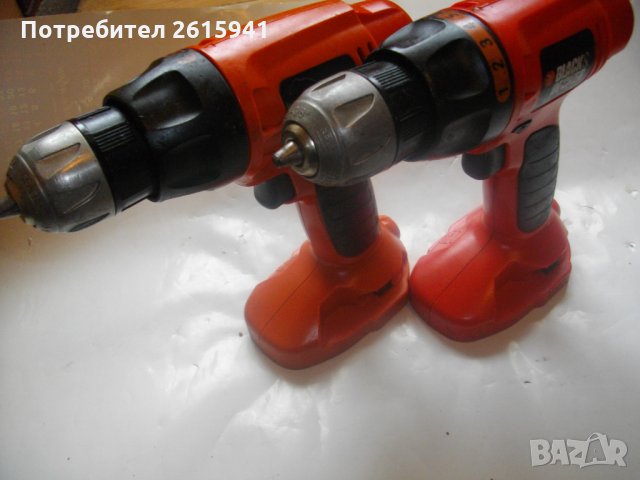 Английско-Black Decker CD14С -14,4 волта-Боди-Тяло За Винтоверт-Блек Декер-14,4 Волта-Отлично, снимка 9 - Винтоверти - 28315505