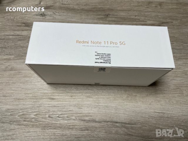 XIAOMI REDMI NOTE 11 PRO 5G, 6GB RAM, 128GB HDD, Atlantic Blue, снимка 2 - Xiaomi - 39572848