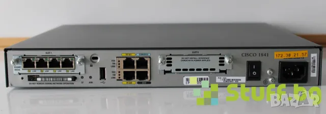 Cisco 1841 router , снимка 2 - Рутери - 50251234