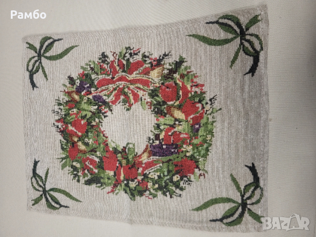 Подложка за маса Коледа Покривка Каре