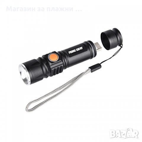 LED Фенер Акумулаторен, снимка 3 - Прожектори - 28460589