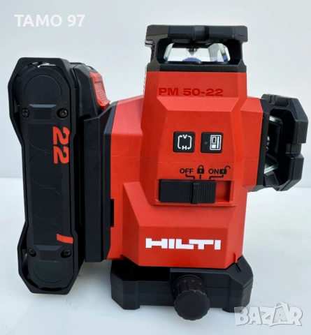 Hilti PM 50-22 Nuron - Мултилинеен лазерен нивелир със зелен лъч 2025г., снимка 2 - Други инструменти - 52655076