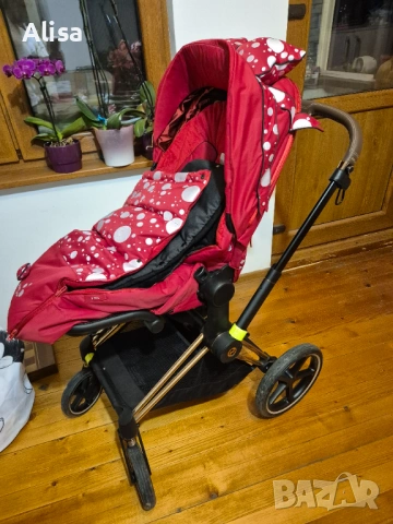 Cybex Priam 4 Jeremy Scott, снимка 3 - Детски колички - 53236088
