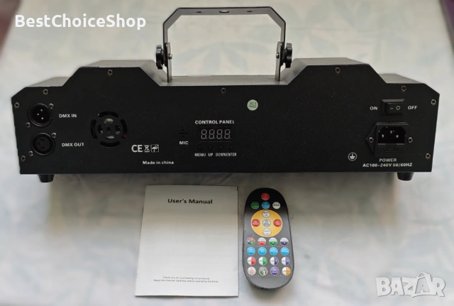 Диско и парти светлини с DMX512, стробоскоп, UV светлина и диско топка - DJ светлини, снимка 7 - Друга електроника - 53598567
