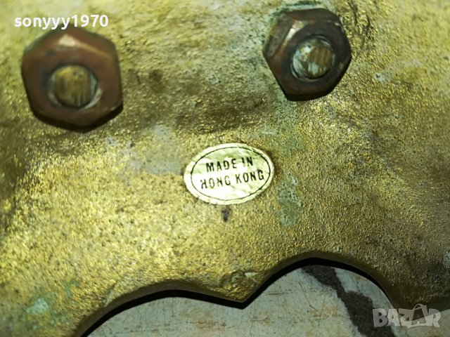 MADE IN HONG KONG-МЕД/МЕСИНГ-ВНОС FRANCE 1911222055, снимка 15 - Антикварни и старинни предмети - 38728488