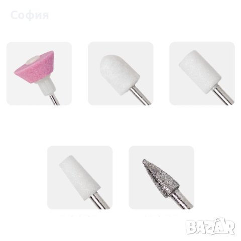 НОВО Електрическа, козметична пила за нокти 5 в 1 + ПОДАРЪК !!!, снимка 4 - Продукти за маникюр - 40661749