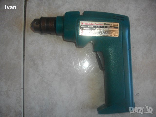Made in Japan-MAKITA 6070D7,2V-Японски Винтоверт-Бормашина-7,2 Волта-Метален Патронник-Driver Drill, снимка 2 - Винтоверти - 43696605