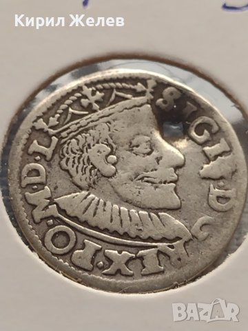 Сребърна монета 3 гроша 1591г. Сигизмунд трети ПОЛША за КОЛЕКЦИОНЕРИ 13764, снимка 3 - Нумизматика и бонистика - 42999613