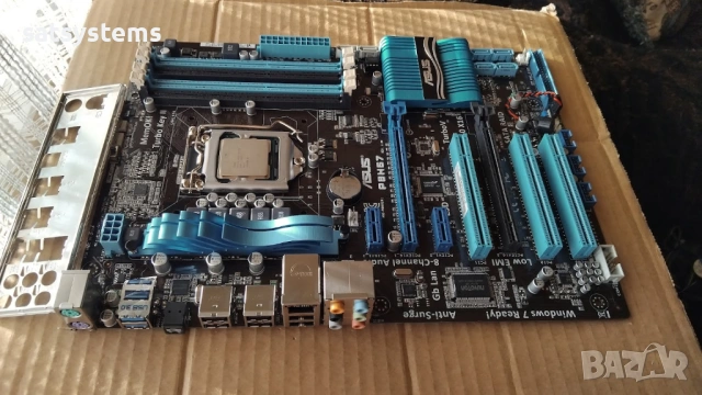 Дънна платка Asus P8H67 Socket LGA1155 CPU+FAN+RAM, снимка 2 - Дънни платки - 53138557
