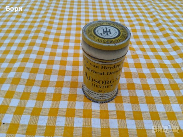 Стара кутия Adsorgan Heyden Dresden, снимка 2 - Други ценни предмети - 37341405