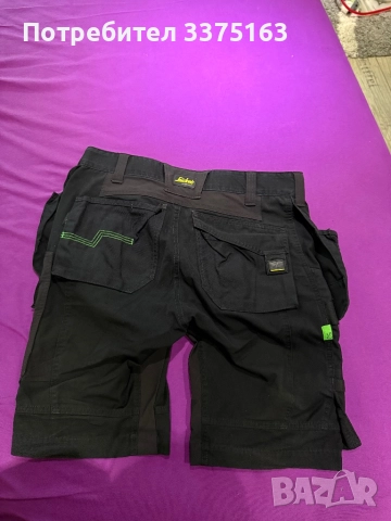 Snickers черни къси панталони, снимка 2 - Други - 51439653