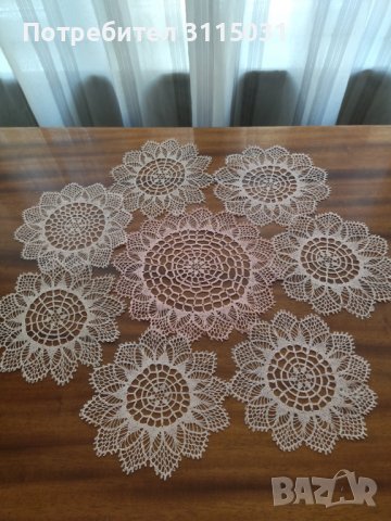 Плетива  в нежно розово, снимка 2 - Други ценни предмети - 37536792