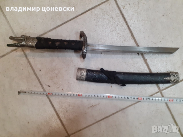 Красив самурайски меч,уакизаши,тантокатана,сабя, снимка 5 - Антикварни и старинни предмети - 52320964