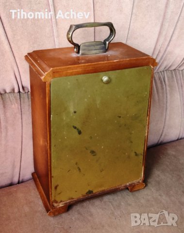 Уникален немски механичен настолен часовник HETTICH, снимка 3 - Антикварни и старинни предмети - 34835003