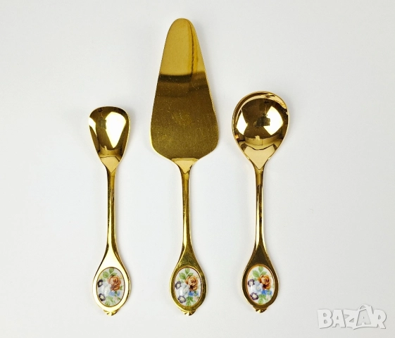 Комплект десертни прибори - Solingen, Nicrolux, снимка 4 - Прибори за хранене, готвене и сервиране - 52188048