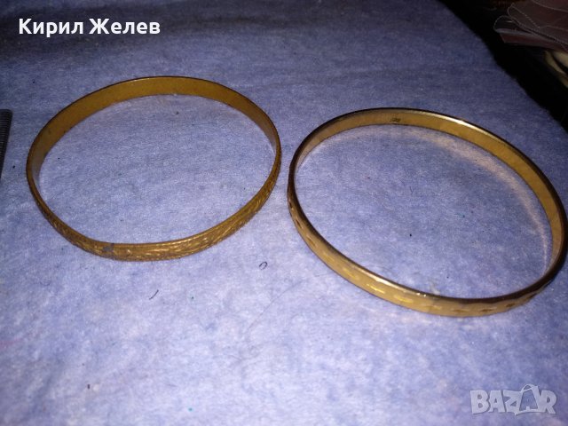 СТАРИННА БРОНЗОВА ОРНАМЕНТИРАНА РЕТРО ГРИВНА и СТОМАНЕНА ВИНТИДЖ ГРИВНА с ПОЗЛАТА 38009, снимка 5 - Антикварни и старинни предмети - 40837051