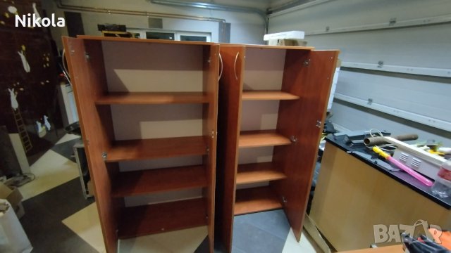 Офис шкаф - двукрил гардероб с рафтове 80/160/40 - 4 рафта, снимка 15 - Гардероби - 40875635