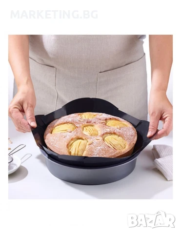 Подложка за кекс NoStik, до 260°, черен, в плик, снимка 3 - Други - 50468924