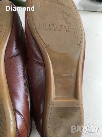 100% Burberry оригинални дамски обувки 37 1/2, снимка 4 - Дамски ежедневни обувки - 28932047