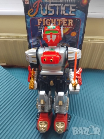 Justice Fighter - голяма играчка Робот Боец + кутия, снимка 3 - Други - 52818641