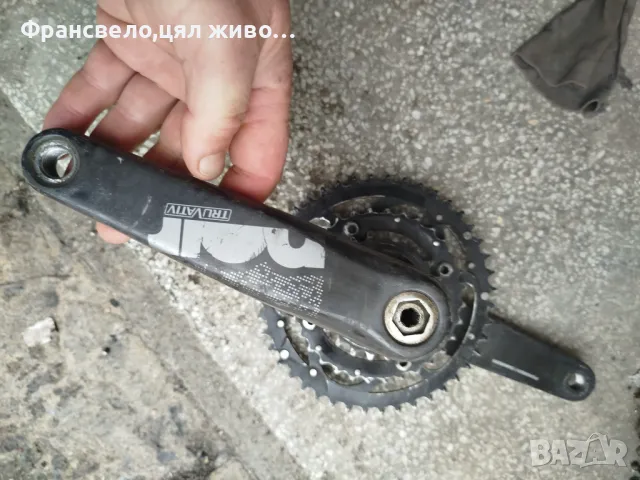 Карбонов курбел за велосипед колело sram truvativ noir, снимка 3 - Части за велосипеди - 48687001
