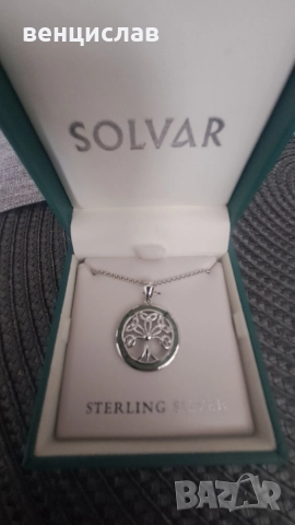 Сребърна висулка-дървото на живото, снимка 4 - Колиета, медальони, синджири - 52921455