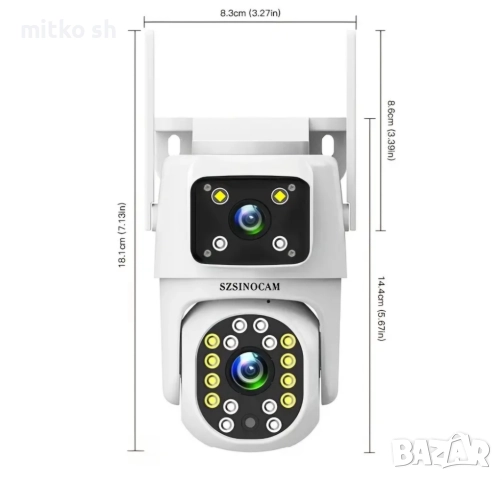 Нов модел Камера за видеонаблюдение, снимка 2 - IP камери - 52236944