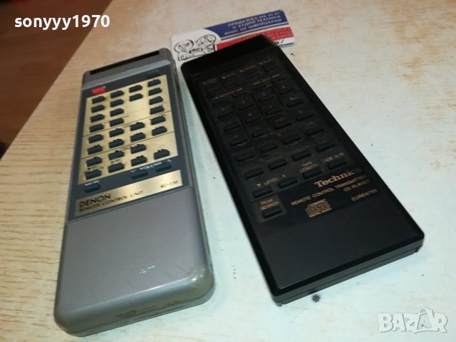 DENON//TECHNICS REMOTE CONTROL-SWISS 3011231530, снимка 6 - Ресийвъри, усилватели, смесителни пултове - 43213436
