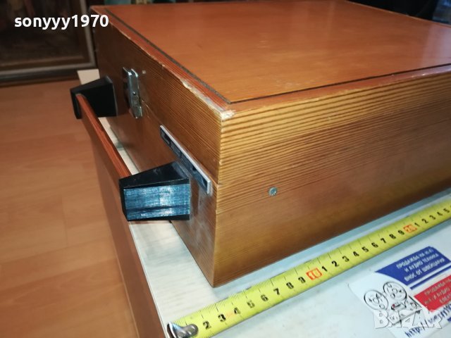 ДЪРВЕН КУФАР-РЕТРО ГРАМОФОН-АНТИКА 1012230822, снимка 11 - Антикварни и старинни предмети - 43346914