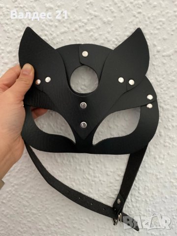 Кожена маска в стил BDSM., снимка 2 - Други игри - 37509274