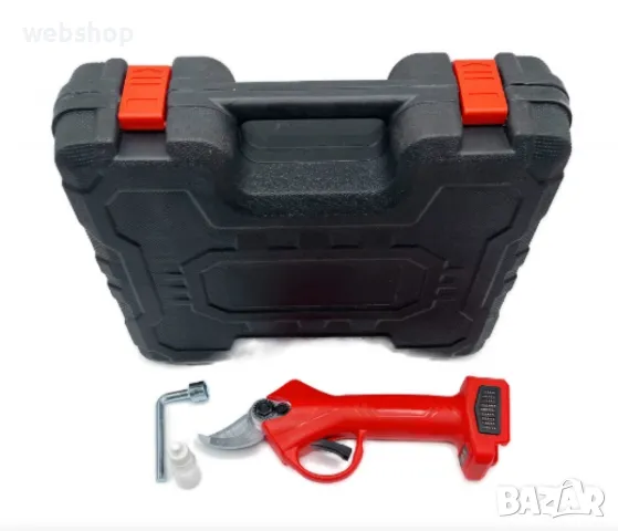 ПРОМО!! Електрическа ножица за лозя и подрязване на овошки с 2 батерии , снимка 5 - Други инструменти - 49095714