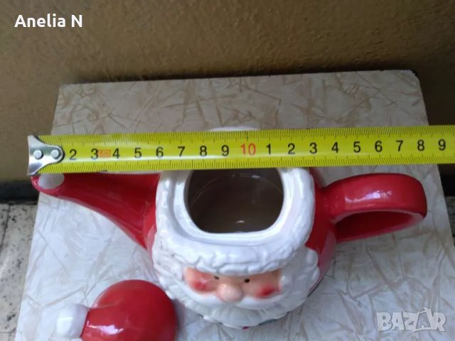 Коледен чайник -Дядо Коледа, снимка 3 - Декорация за дома - 48095016