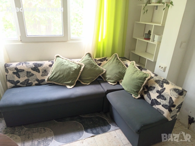 Красив ьглов с подарьк вьзглавници, снимка 5 - Дивани и мека мебел - 53210081