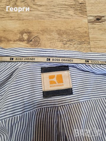 Мъжка риза Hugo Boss Orange Размер S, снимка 5 - Ризи - 40137505