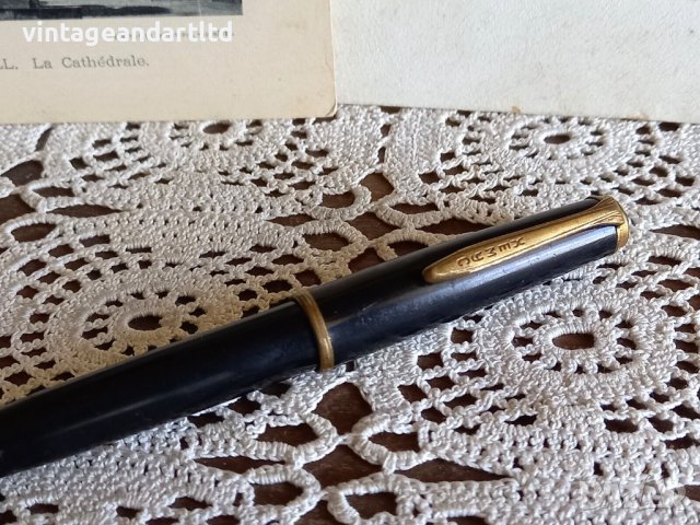 Колекционерска писалка Хемус, позлатен писец, снимка 2 - Антикварни и старинни предмети - 40645409