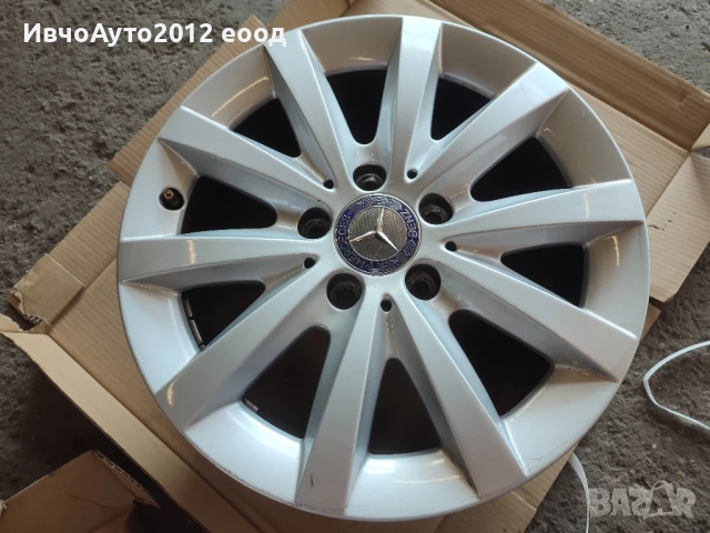Алуминиеви джанти 16 оригинални mercedes cla a b classe, снимка 2 - Гуми и джанти - 51342509