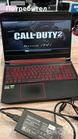 геймърски лаптоп Acer /cpu Ryzen 5 3550H/RAM 16GB/ VGA Nvidia GTX 1650TI 4GB , снимка 8 - Лаптопи за дома - 52493414