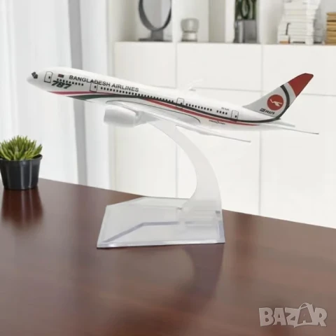 Boeing 787 самолет модел макет Bangladesh Airlines екзотика екскурзия дестинация