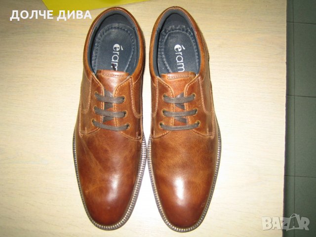 Мъжки обувки естествена кожа камел, снимка 5 - Официални обувки - 26798798