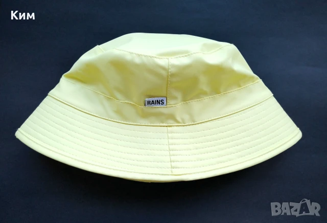 Шапка идиотка RAINS жълта 