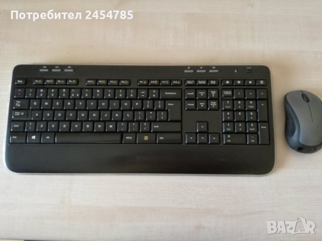 Bluetooth клавиатура и мишка Logitech К520, снимка 1 - Клавиатури и мишки - 38460453