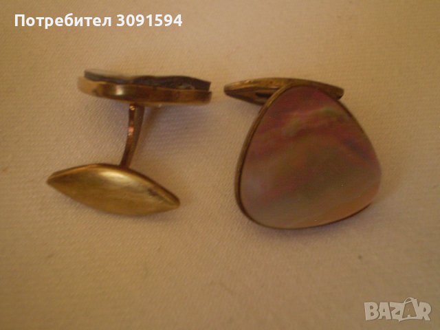 Стари бутонели ръкавели от седеф, снимка 7 - Антикварни и старинни предмети - 38787821