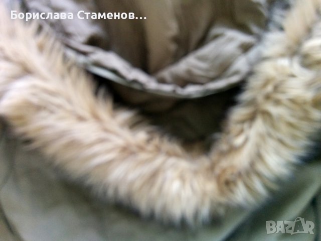 Зелено кожено яке ONLY, снимка 7 - Якета - 38941383