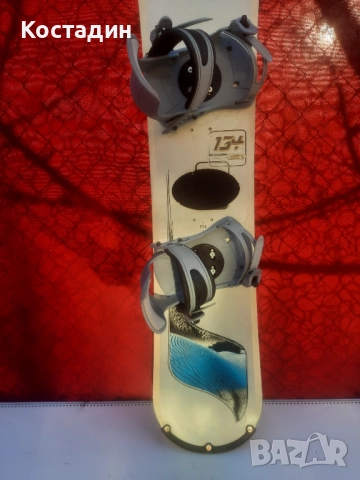 Сноуборд Rossignol Roc T Blue Ocean 134см  с автомати, снимка 3 - Зимни спортове - 52442509