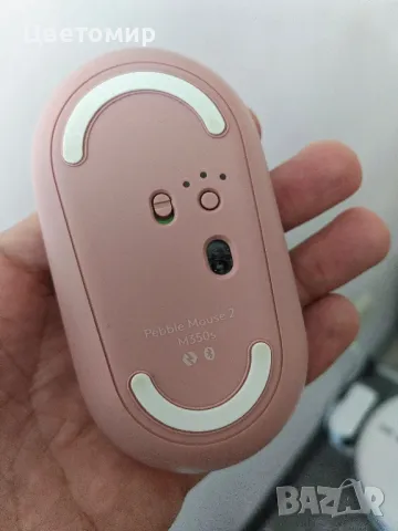 Logitech Pebble Mouse 2 M350s /Bluetooth , снимка 3 - Клавиатури и мишки - 50251053