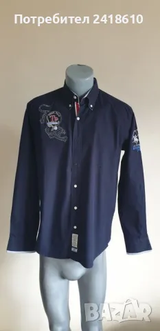 La Martina  Cotton Slim Fit Mens Size M НОВО! ОРИГИНАЛ! МЪЖКА РИЗА!, снимка 7 - Ризи - 48071530