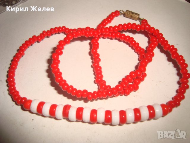 РЕТРО МЪНИСТЕНО КОЛИЕ РЪЧНА ИЗРАБОТКА 20743, снимка 4 - Колиета, медальони, синджири - 32266521