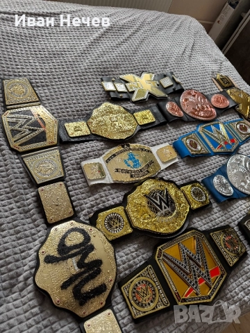 WWE  Championships, снимка 2 - Фен артикули - 48659124